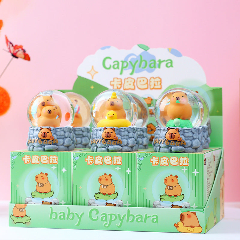 Capy Nature Snow Globe Box Collection