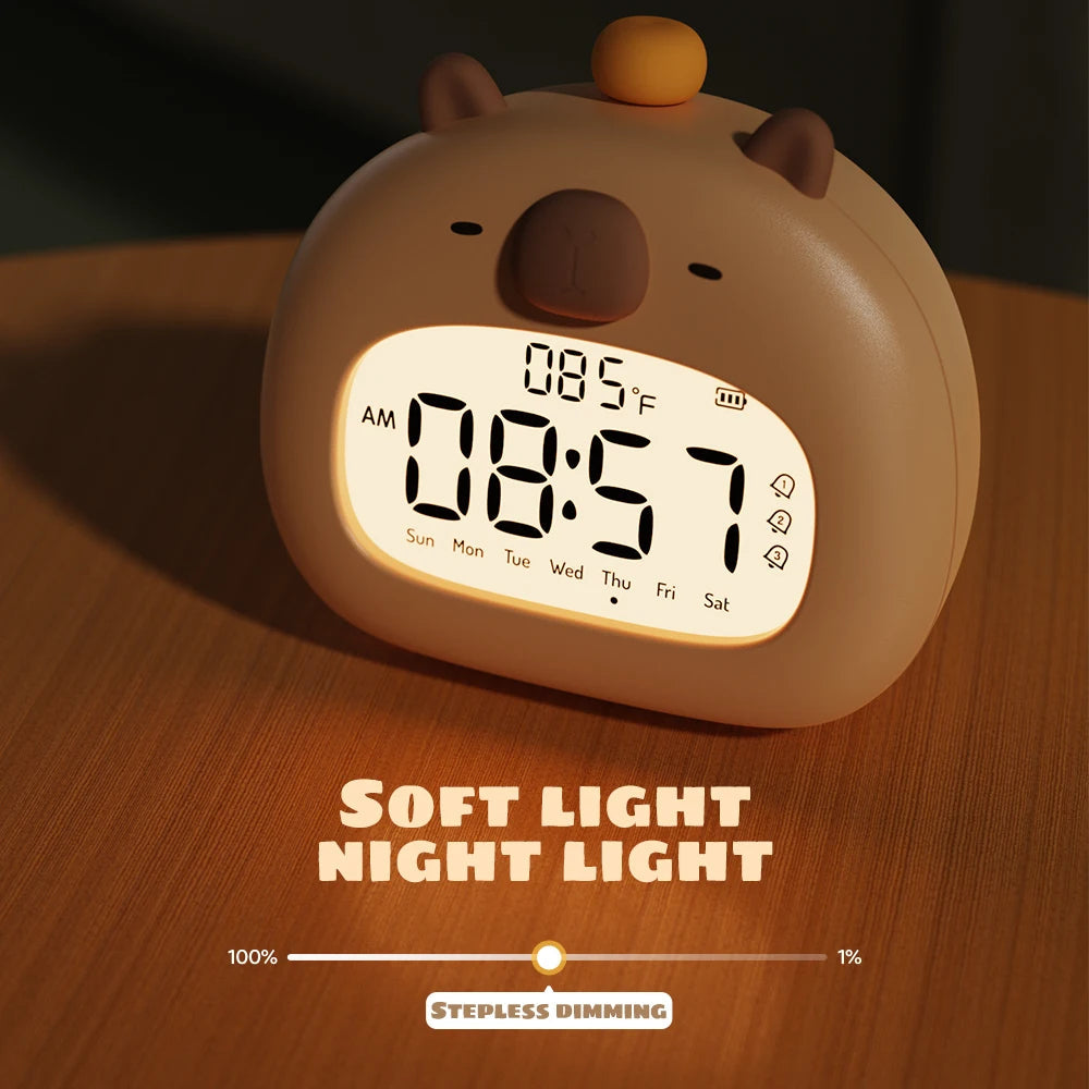 Capy Chubby Digital Clock