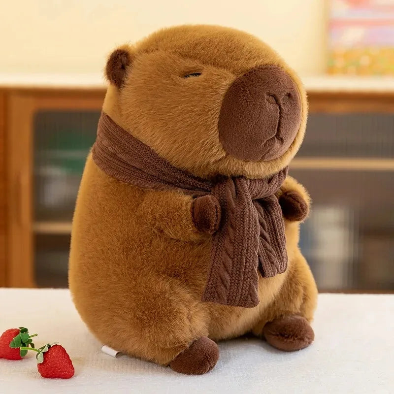 Capybara Plushie with Scarf