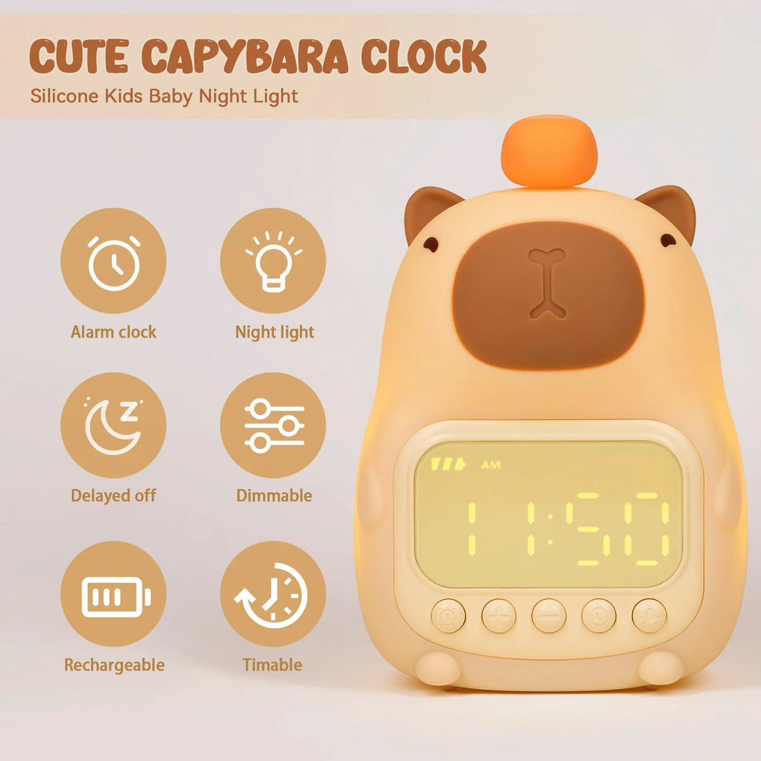 Capy Clock Nachtlampe