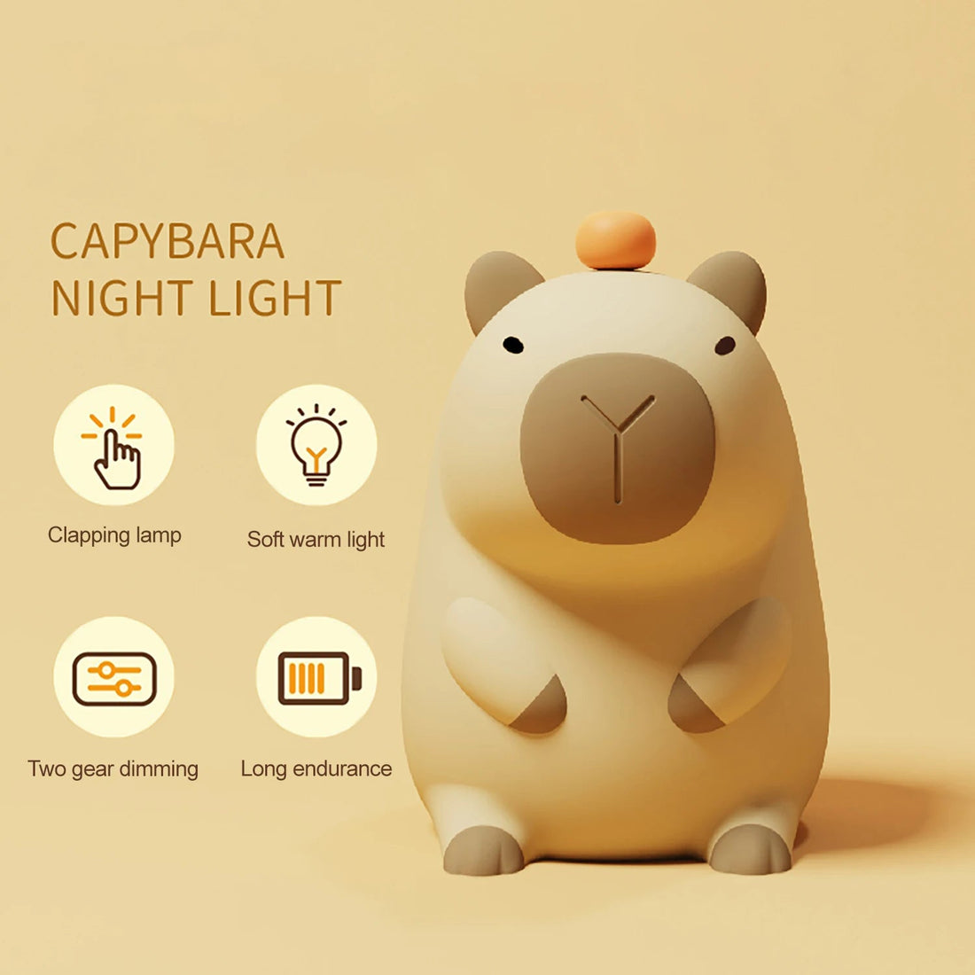 Capy Glowy Night Lamp