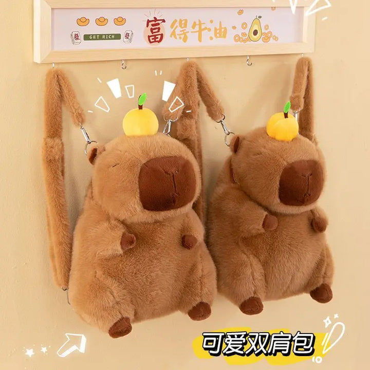 Capybara Backpack Plush