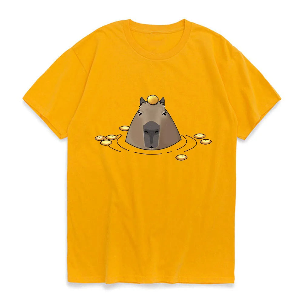 Capy Citrus Float T-Shirt