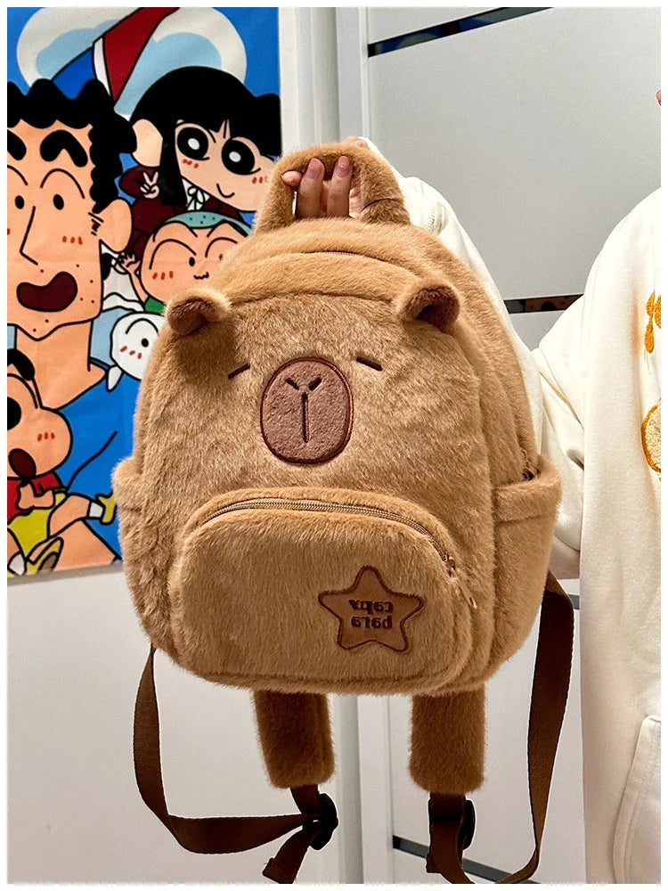 Fluffy Capy Backpack