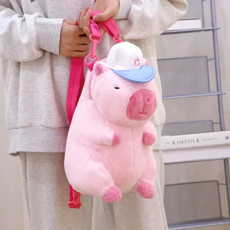 Capybara Backpack Plush