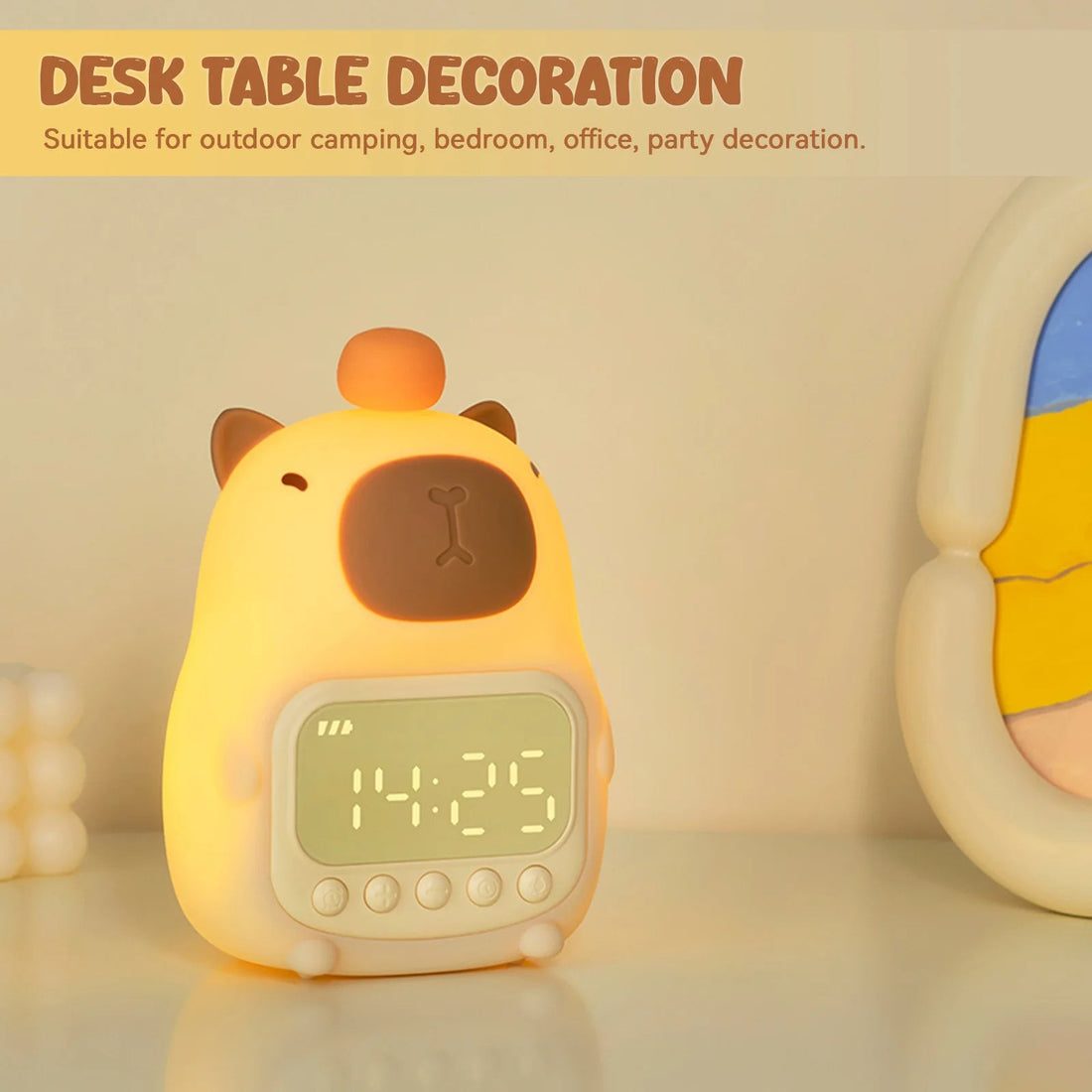 Capy Clock Night Lamp