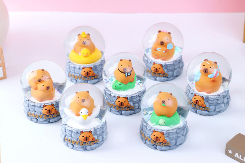 Capy Nature Snow Globe Box Collection