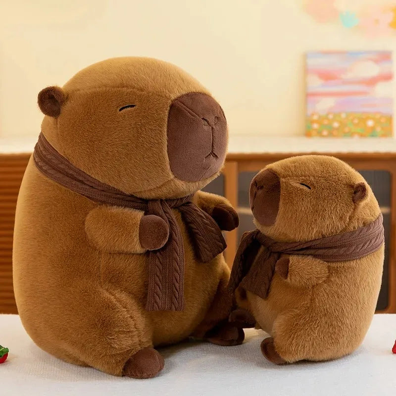 Capybara Plushie with Scarf