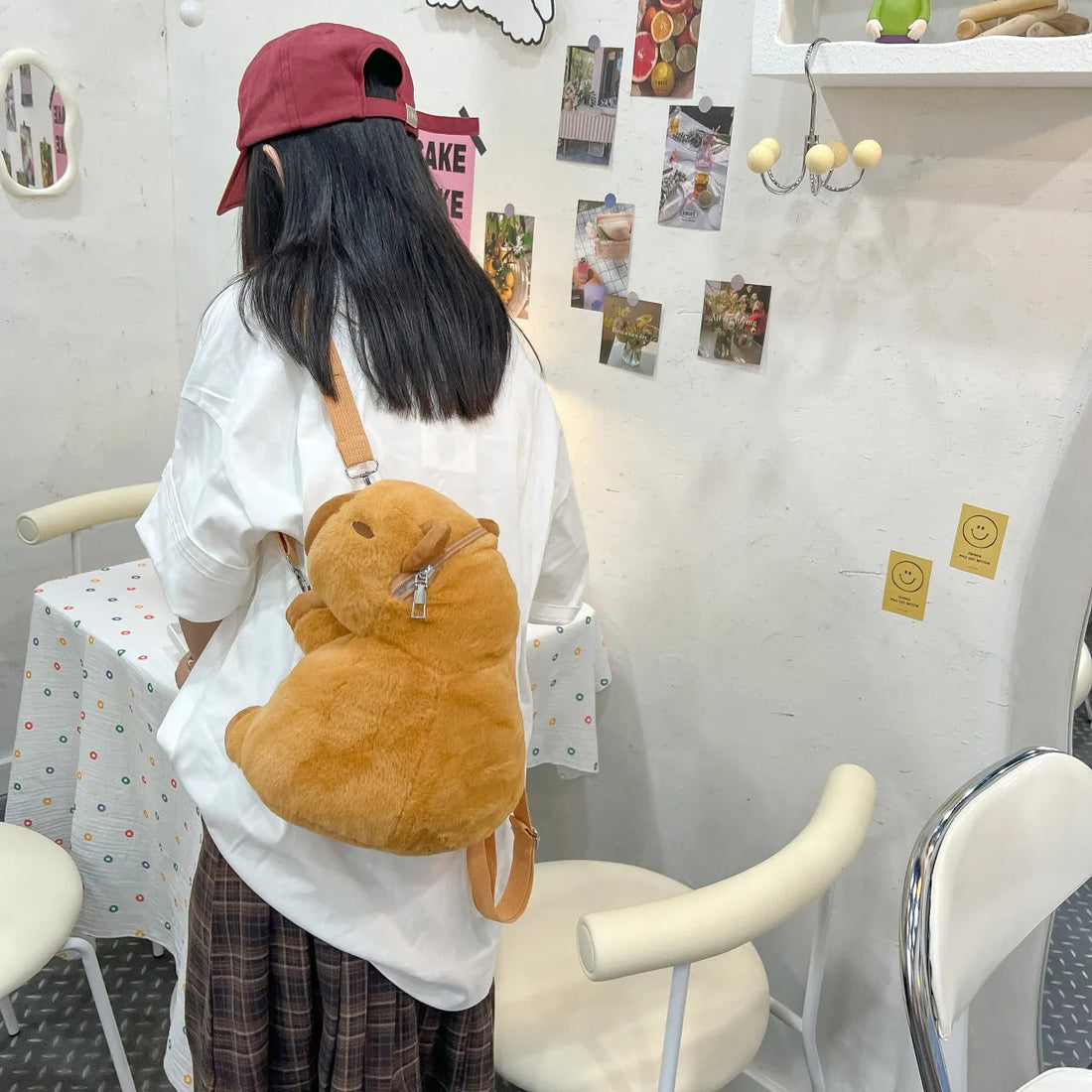 Capybara Backpack Plush