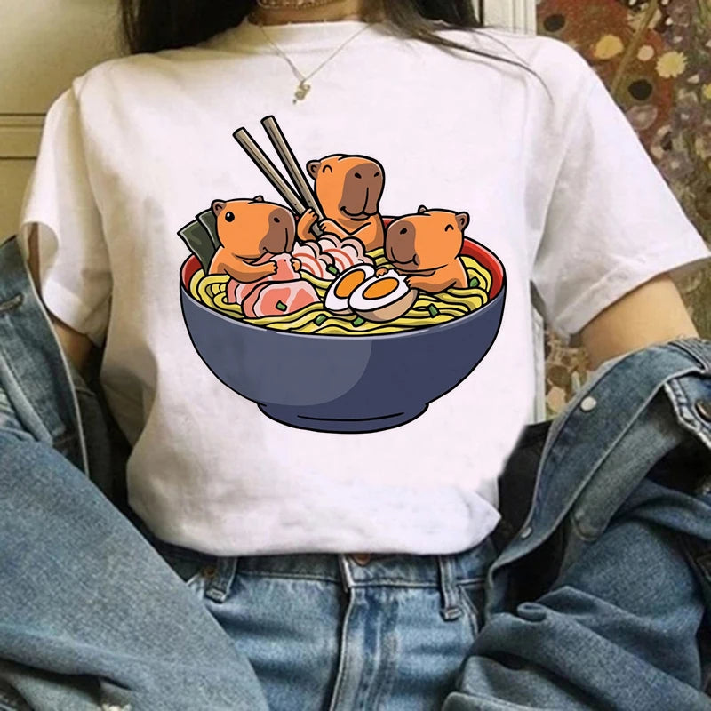 3 Capys in a Noodle Cup Tee