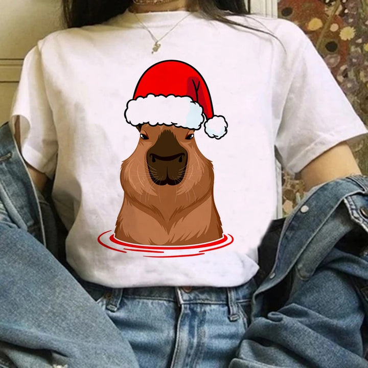 Santa Capy Tee