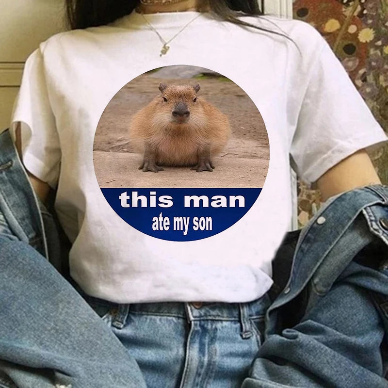 This Man Ate My Son Capybara Tee