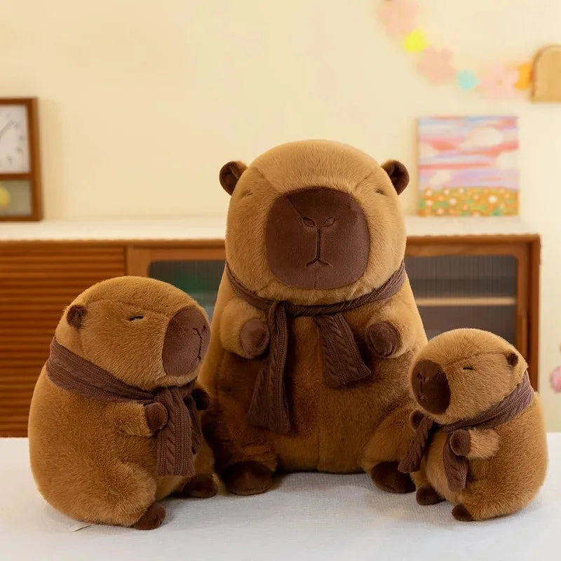 Capybara Plushie with Scarf