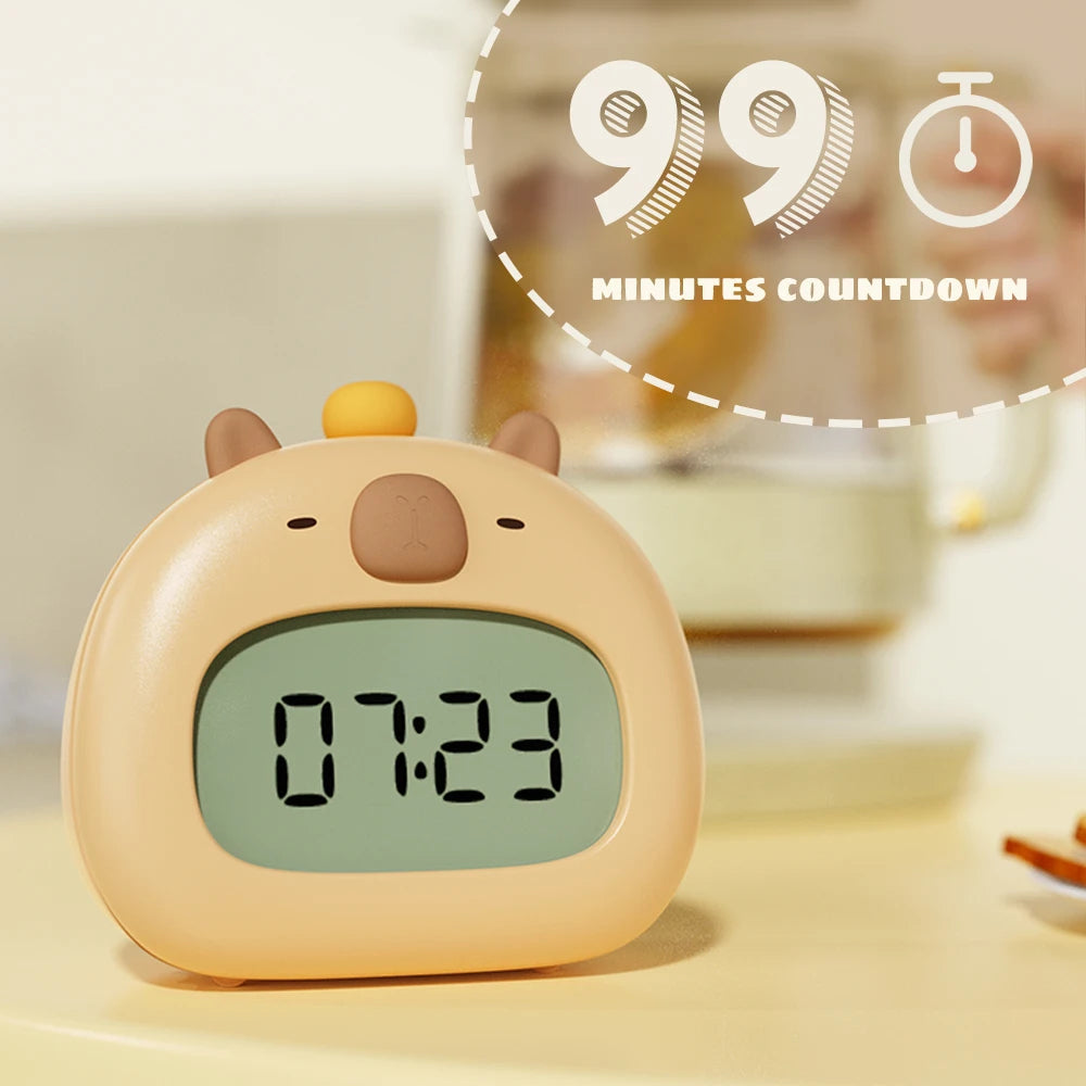 Capy Chubby Digital Clock