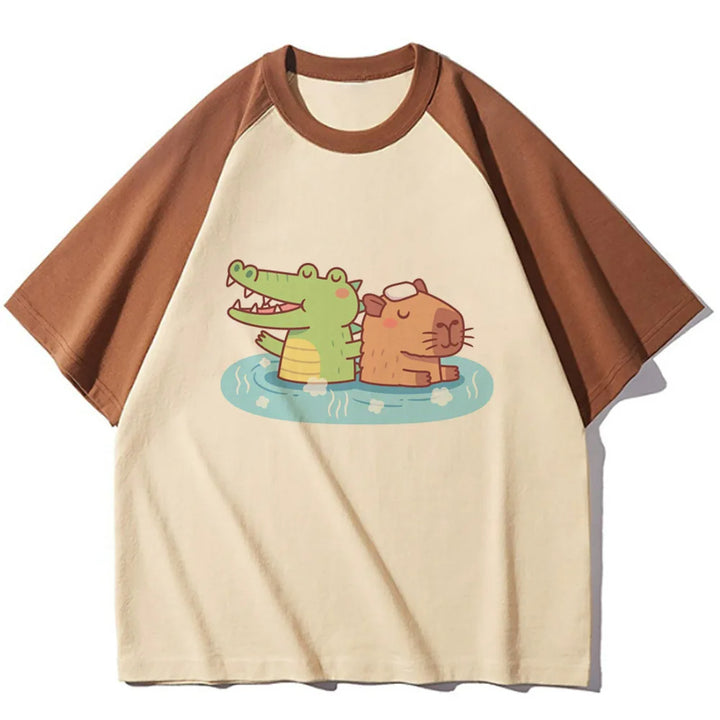 Capy & Gator Swim Tee