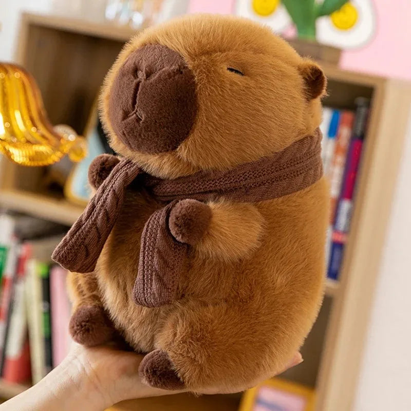 Capybara Plushie with Scarf