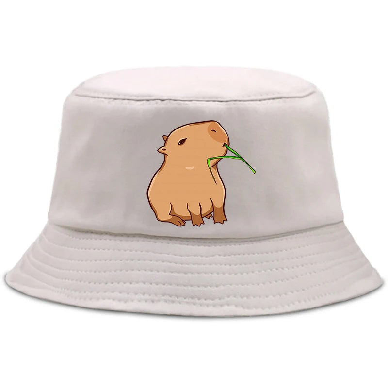 Gray Capybara Fishing Hat