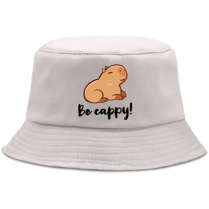 Gray Capybara Fishing Hat