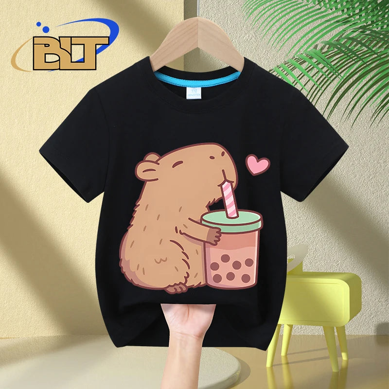 Capy Smoothie Kids T-Shirt