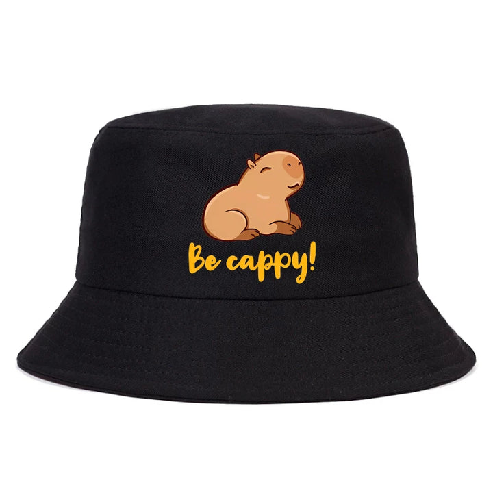 Black Capybara Fishing Hat