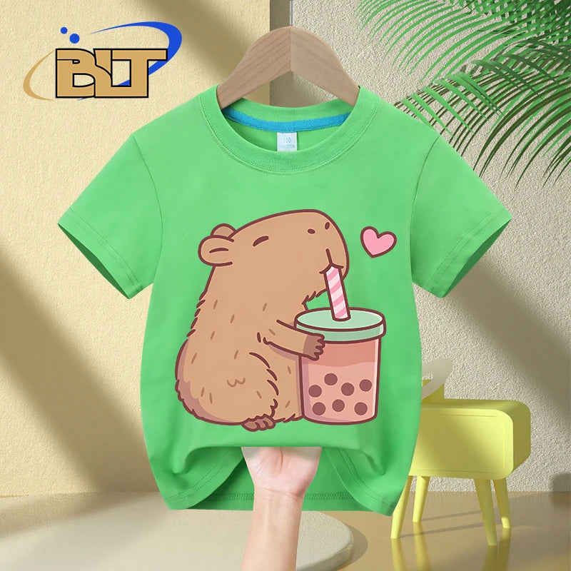 Camiseta infantil Capy Smoothie 