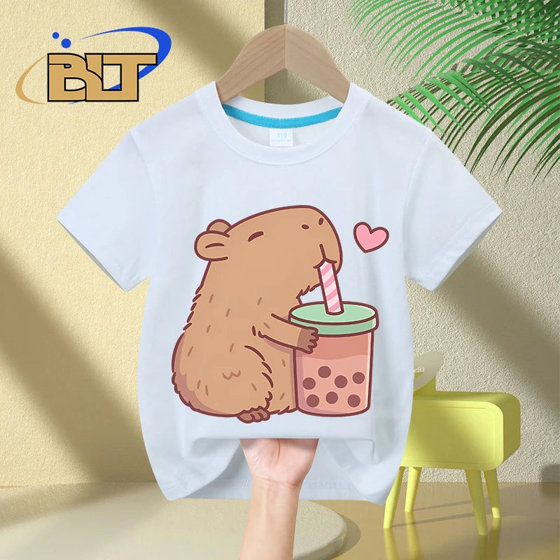 Camiseta infantil Capy Smoothie 