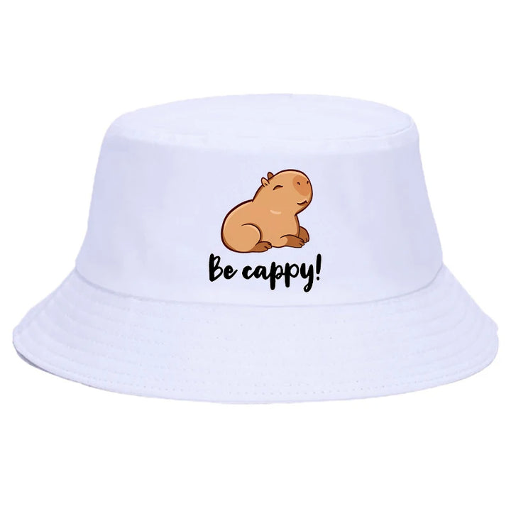 White Capybara Fishing Hat